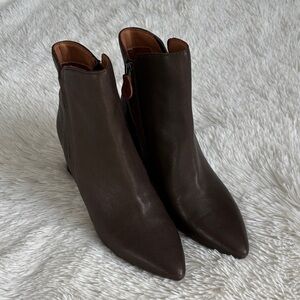 Kenneth Cole Dark Brown Ankle Booties